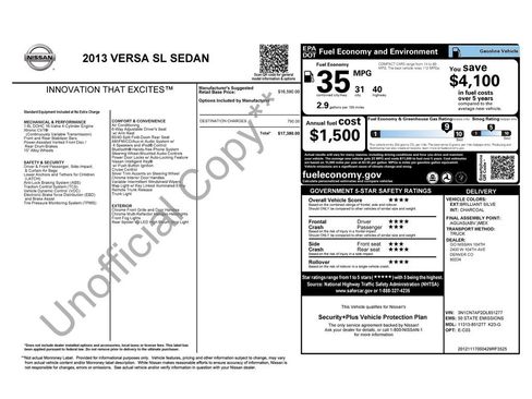 Used 2013 Nissan Versa FWD image 12