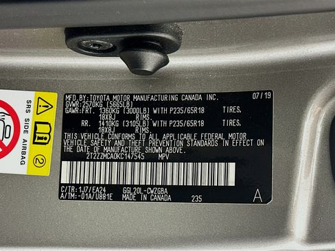 Used 2019 Lexus RX 350 FWD w/ Accessory Package image 12