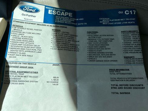 Used 2016 Ford Escape Titanium AWD/4WD image 19