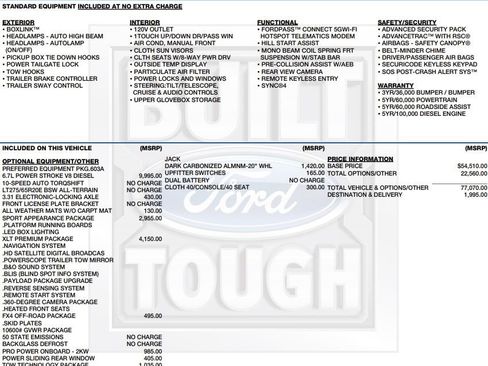 Used 2023 Ford F250 XLT w/ XLT Premium Package AWD/4WD image 2