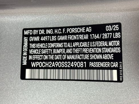 Certified 2025 Porsche 911 Carrera S RWD image 28