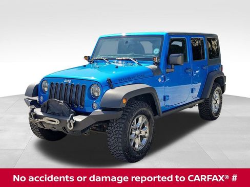 Used 2015 Jeep Wrangler Unlimited Rubicon w/ Connectivity Group AWD/4WD image 1