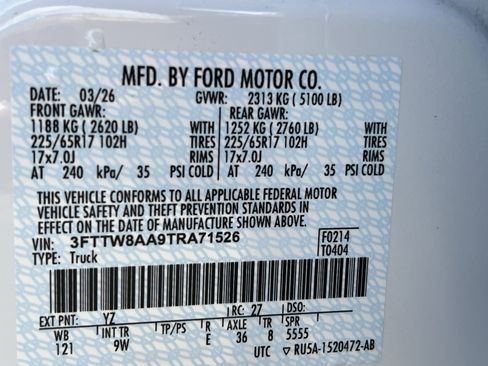 New 2026 Ford Maverick XL FWD image 35