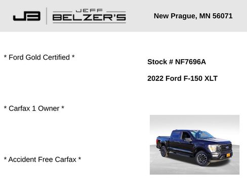 Certified 2022 Ford F150 XLT w/ Equipment Group 302A High image 2