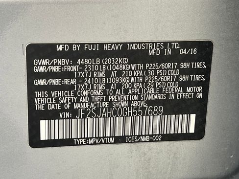 Used 2016 Subaru Forester 2.5i Limited w/ Rugged Package #2 image 45