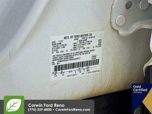 Certified 2022 Ford Explorer ST w/ Equipment Group 401A image 39