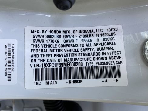 Used 2021 Honda Civic EX image 36