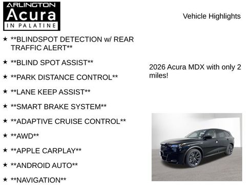 New 2026 Acura MDX A-Spec AWD/4WD image 7