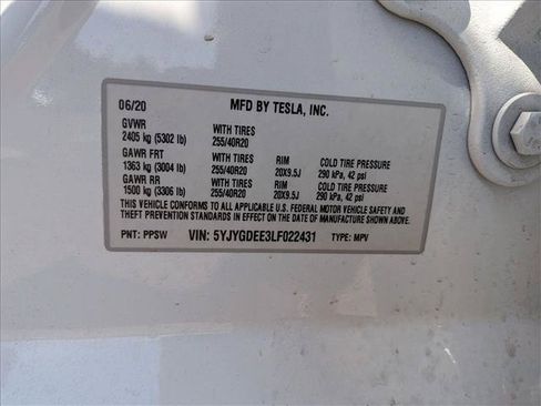 Used 2020 Tesla Model Y Long Range AWD/4WD image 17