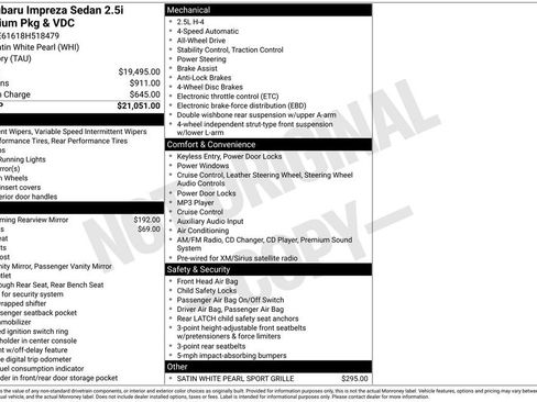 Used 2008 Subaru Impreza 2.5i image 13