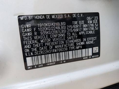 Used 2024 Honda HR-V LX image 32