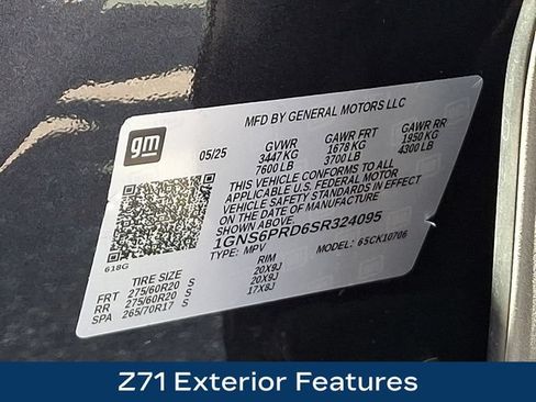 Used 2025 Chevrolet Tahoe Z71 AWD/4WD image 30