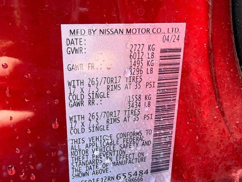 Used 2024 Nissan Frontier Pro-X w/ Pro Convenience Package RWD image 31