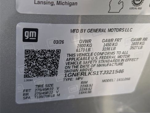 New 2026 Chevrolet Traverse RS FWD image 25