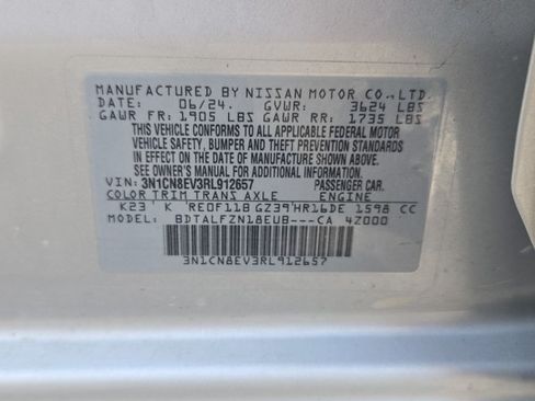 Used 2024 Nissan Versa SV FWD image 14