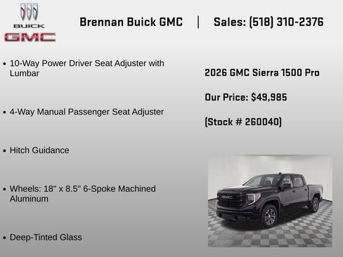 New 2026 GMC Sierra 1500 Pro w/ Pro Value Package AWD/4WD image 13