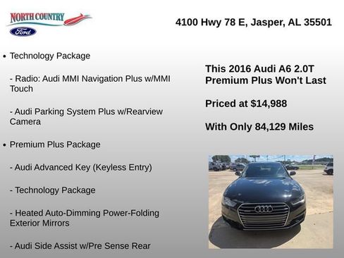 Used 2016 Audi A6 2.0T Premium Plus w/ Premium Plus Package AWD/4WD image 8