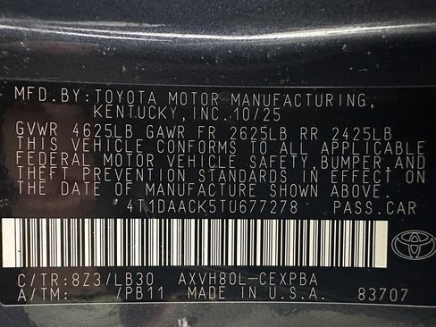 Used 2026 Toyota Camry XSE FWD image 11