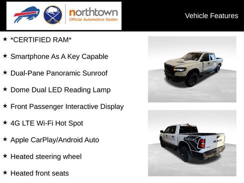 Certified 2025 RAM 1500 Rebel w/ Rebel Level 2 Equipment Group AWD/4WD image 4