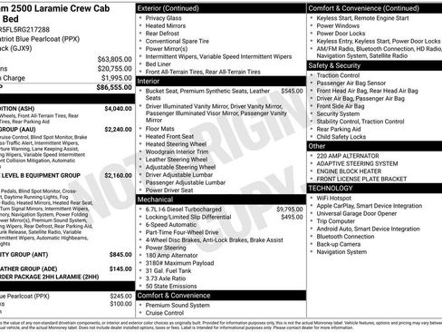 Used 2024 RAM 2500 Laramie w/ Night Edition AWD/4WD image 17