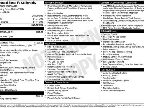 New 2024 Hyundai Santa Fe Calligraphy w/ Tow & Go Package AWD/4WD image 4