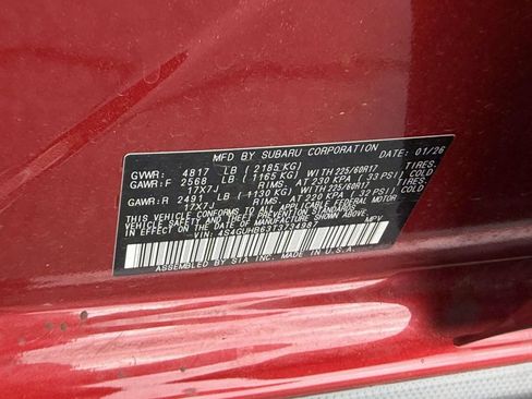 Certified 2026 Subaru Crosstrek 2.5i AWD/4WD image 27