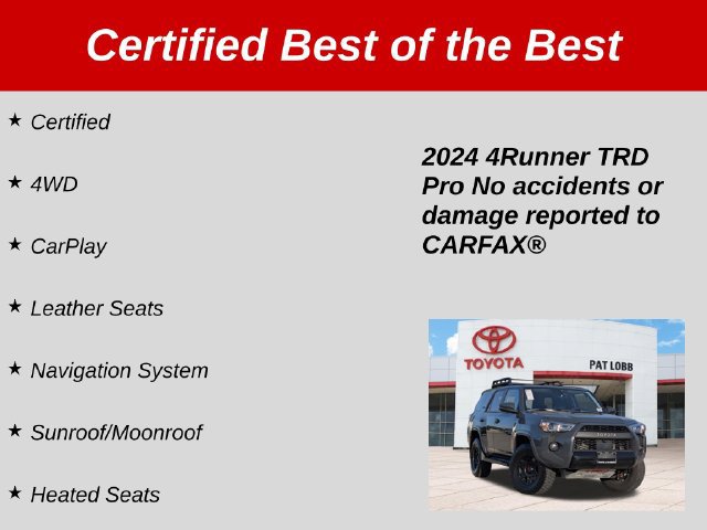 Certified 2024 Toyota 4Runner TRD Pro AWD/4WD image 40