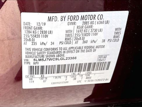 Used 2020 Lincoln Aviator Reserve image 35