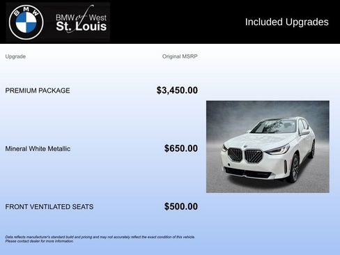 New 2026 BMW X3 xDrive30 w/ Premium Package image 17