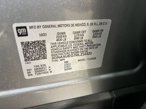Certified 2024 Chevrolet Equinox LT w/ LPO, Floor Liner Package AWD/4WD image 28