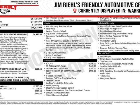 Used 2023 RAM 1500 Rebel w/ Rebel Level 2 Equipment Group AWD/4WD image 1