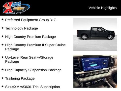 Certified 2025 Chevrolet Silverado 1500 High Country AWD/4WD image 2