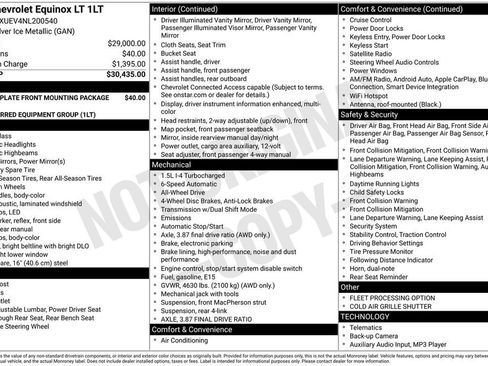 Used 2022 Chevrolet Equinox LT AWD/4WD image 12