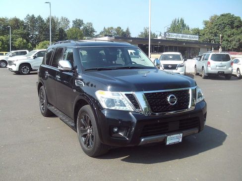 Used 2020 Nissan Armada Platinum w/ Captain's Chairs Package AWD/4WD image 7