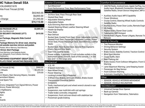 Used 2017 GMC Yukon Denali w/ Open Road Package image 17