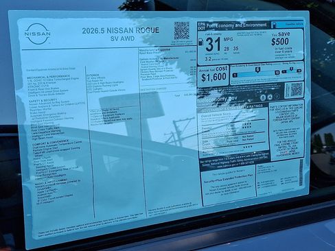 New 2026 Nissan Rogue SV w/ Cold Weather Package AWD/4WD image 7
