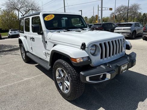 Used 2020 Jeep Wrangler Unlimited Sahara AWD/4WD image 4