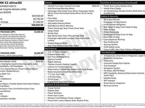 Certified 2025 BMW X3 xDrive30 AWD/4WD image 21