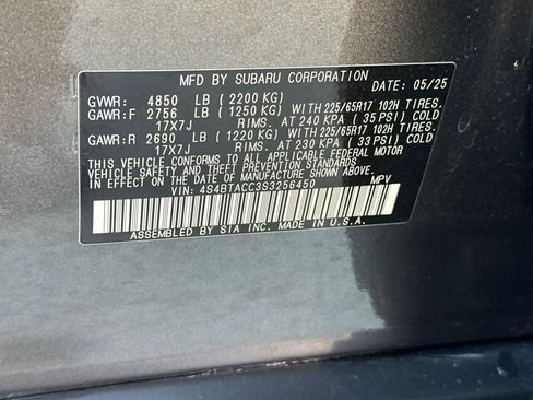 Certified 2025 Subaru Outback Premium w/ Popular Package #1 image 26