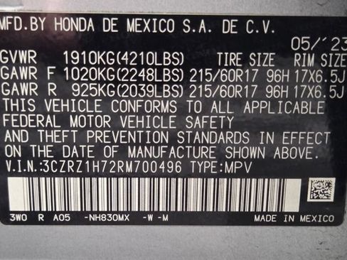 Used 2024 Honda HR-V EX-L image 33