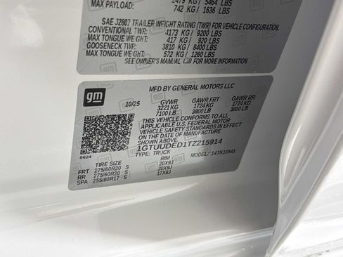 New 2026 GMC Sierra 1500 SLT w/ SLT Premium Plus Package AWD/4WD image 33