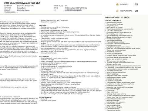 Used 2018 Chevrolet Silverado 1500 LTZ Z71 image 4