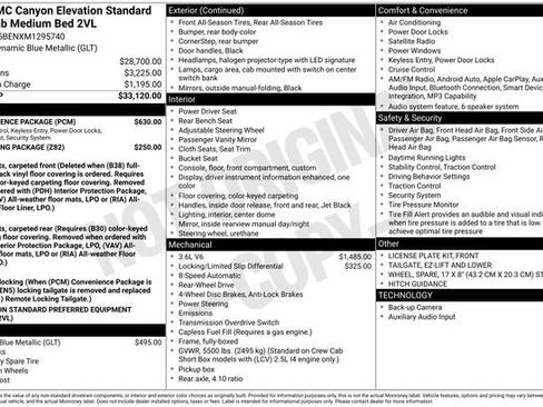 Used 2021 GMC Canyon Elevation Standard w/ Convenience Package image 5