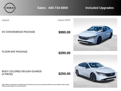 New 2026 Nissan Sentra SV w/ SV Convenience Package image 7