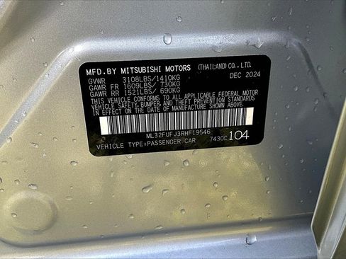 New 2024 Mitsubishi Mirage G4 Black Edition image 13