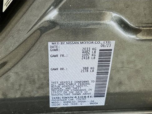 Used 2023 Nissan Altima 2.5 SV AWD/4WD image 28