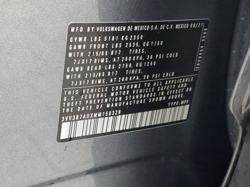 Certified 2021 Volkswagen Tiguan SE image 34