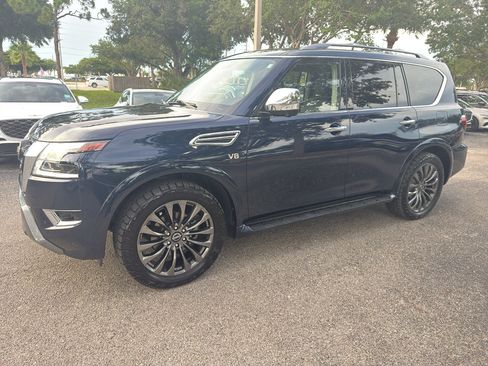 Used 2021 Nissan Armada Platinum w/ Captain's Chairs Package AWD/4WD image 4