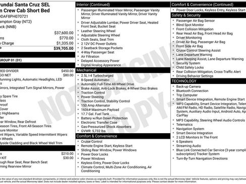Used 2023 Hyundai Santa Cruz SEL Premium AWD/4WD image 47