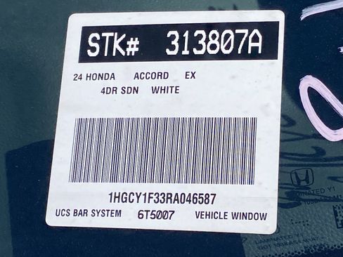 Certified 2024 Honda Accord EX image 7